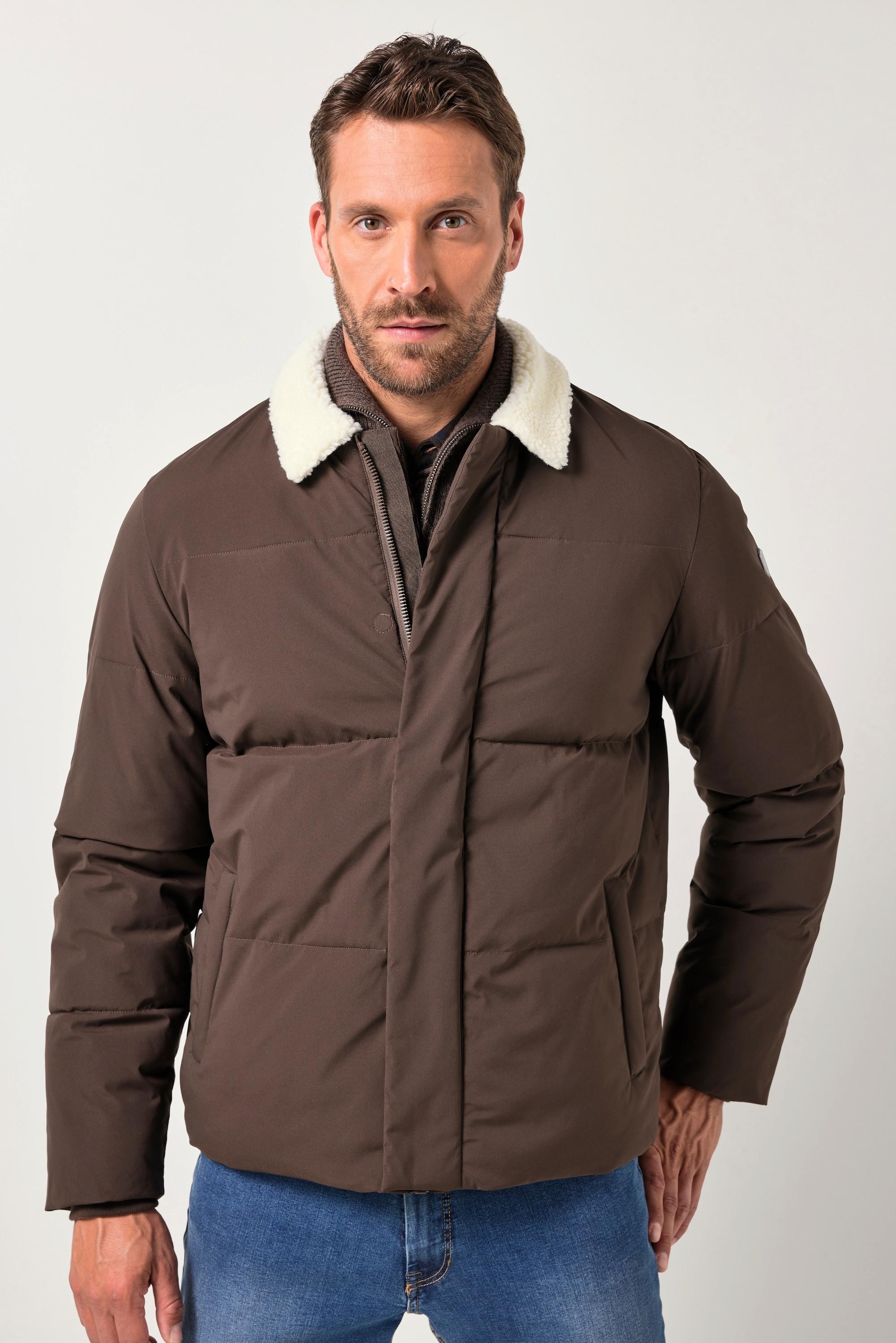 JP1880 Wattierte Jacke mit Teddykragen  