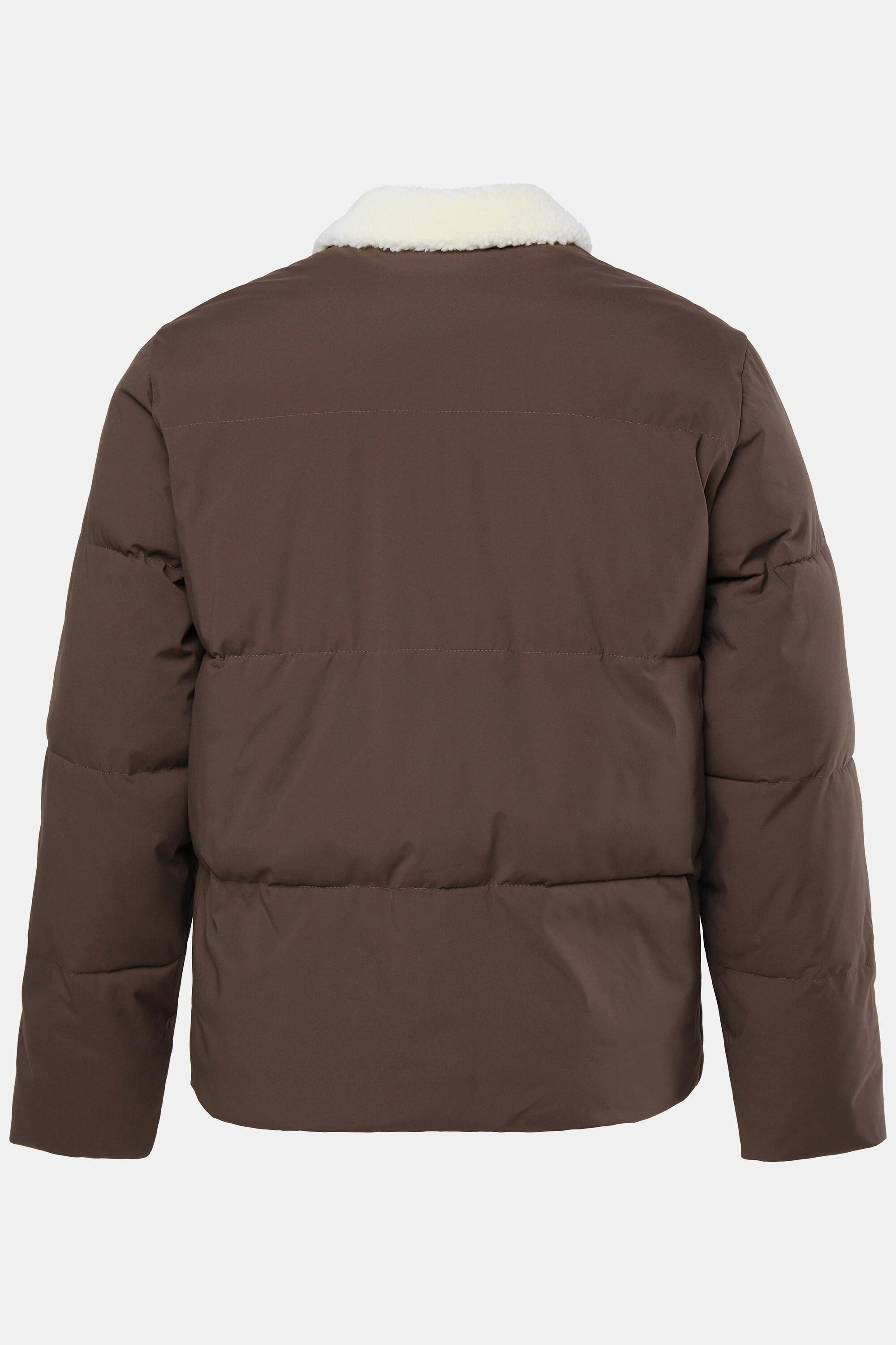 JP1880 Wattierte Jacke mit Teddykragen  