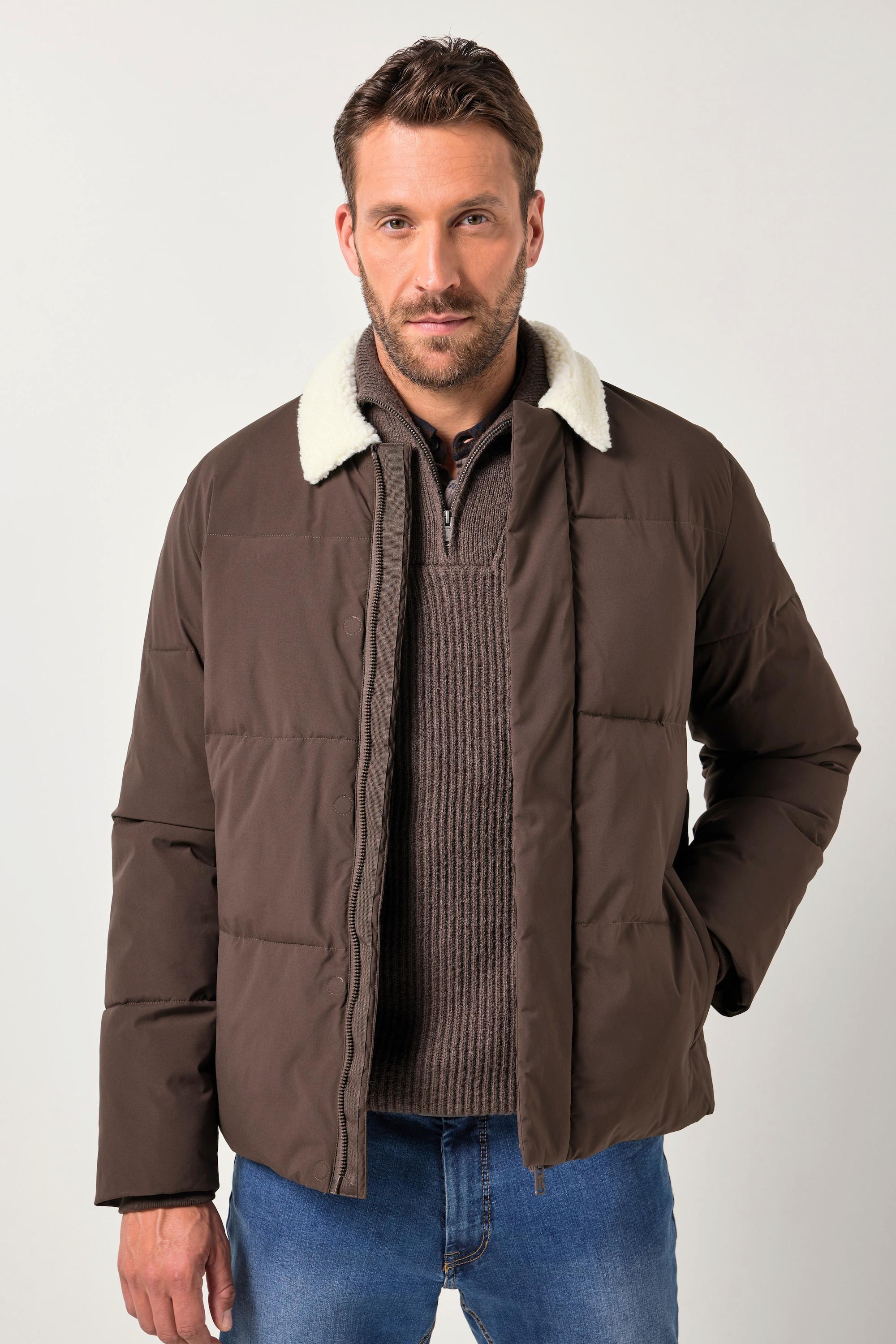 JP1880 Wattierte Jacke mit Teddykragen  