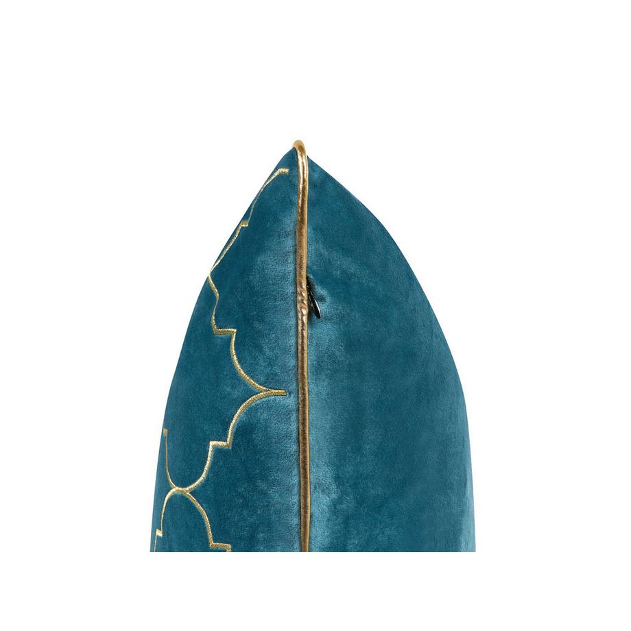 Beliani Lot de 2 coussins décoratifs en Velours Glamour ALYSSUM  