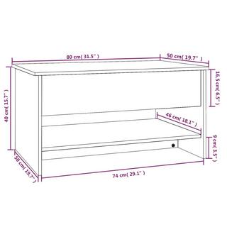 VidaXL Couchtisch holzwerkstoff  