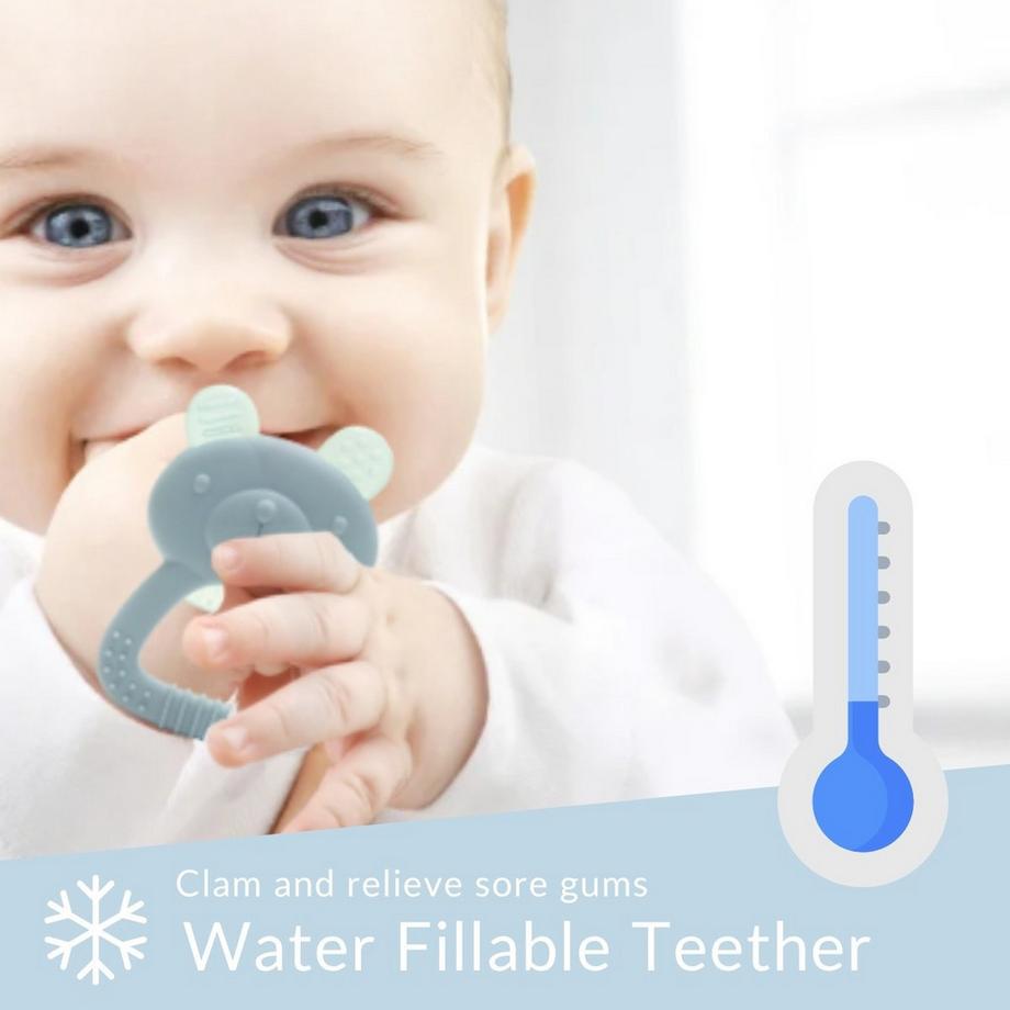 Misiu  Silikon Kühlbeissring kleiner Bär 