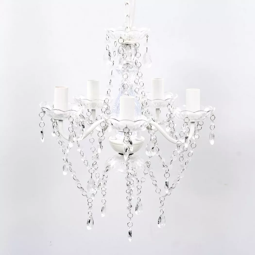 VidaXL – Kristallglas deckenleuchte glas, One Size, Transparent