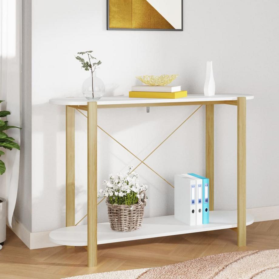 VidaXL Table console bois d'ingénierie  
