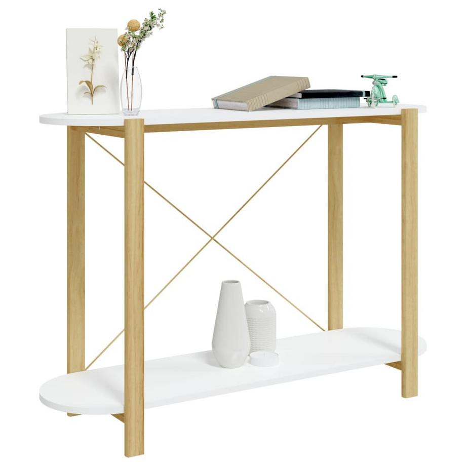 VidaXL Table console bois d'ingénierie  