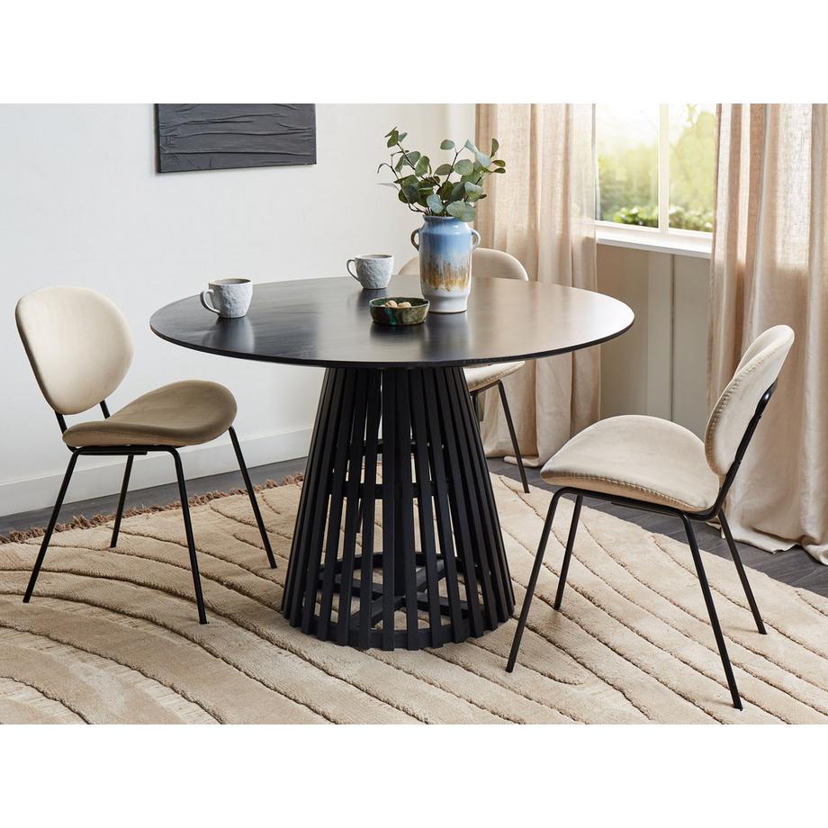 Beliani Table de repas en Acacia  MESILLA  