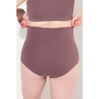 Ulla Popken  Slip a vita alta Bellieva in cotone biologico GOTS con inserto sulla pancia 