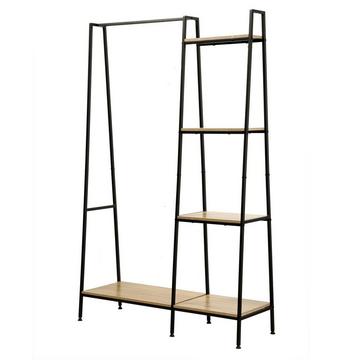 Penderie Industrielle 1 Tablette Basse avec 4 Étagères - LEXIE
