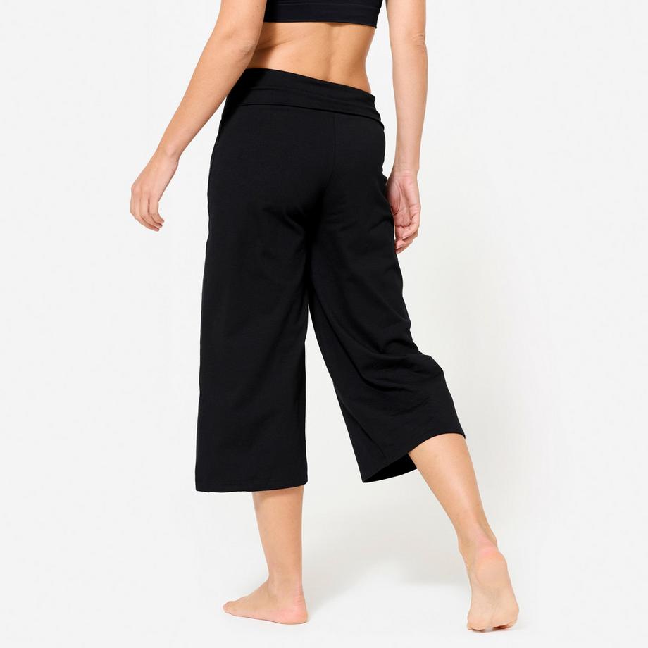 KIMJALY  Pantaloni capri donna yoga cotone 