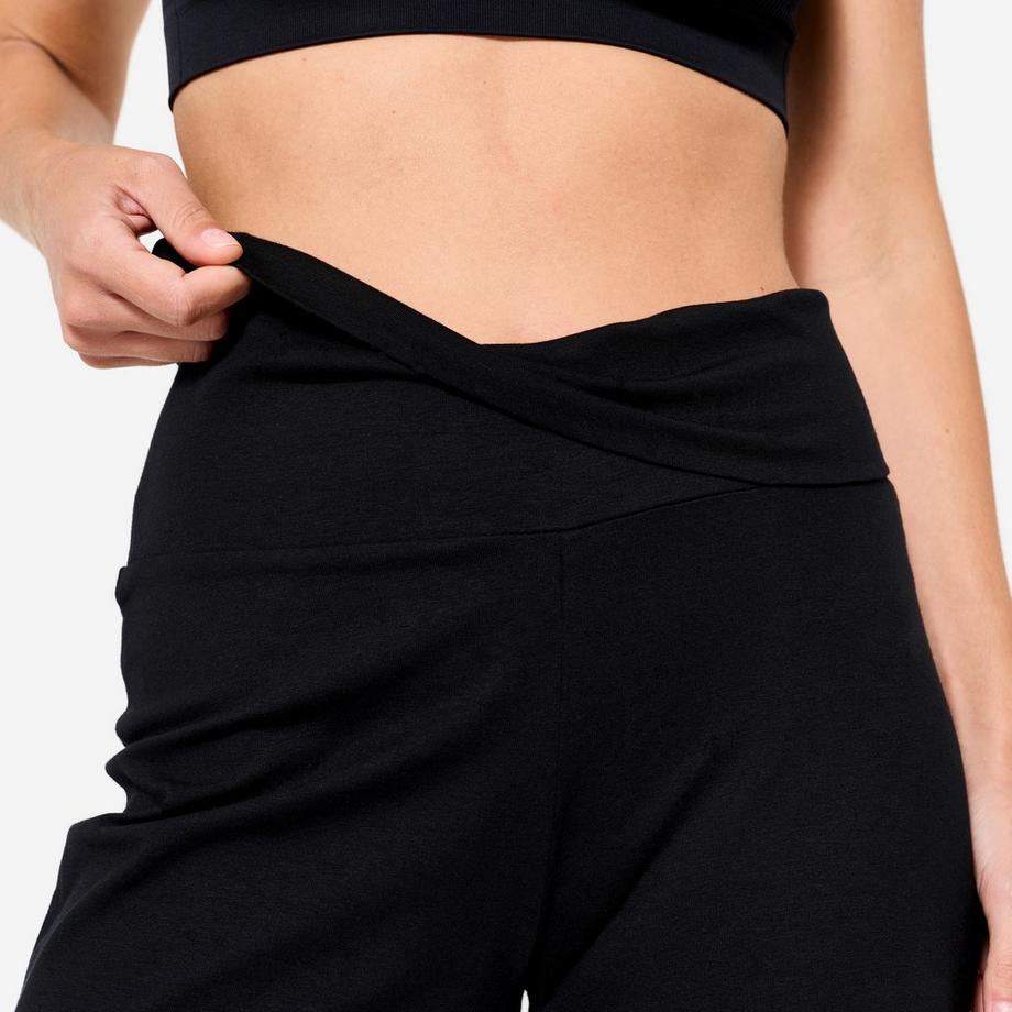 KIMJALY  Pantaloni capri donna yoga cotone 