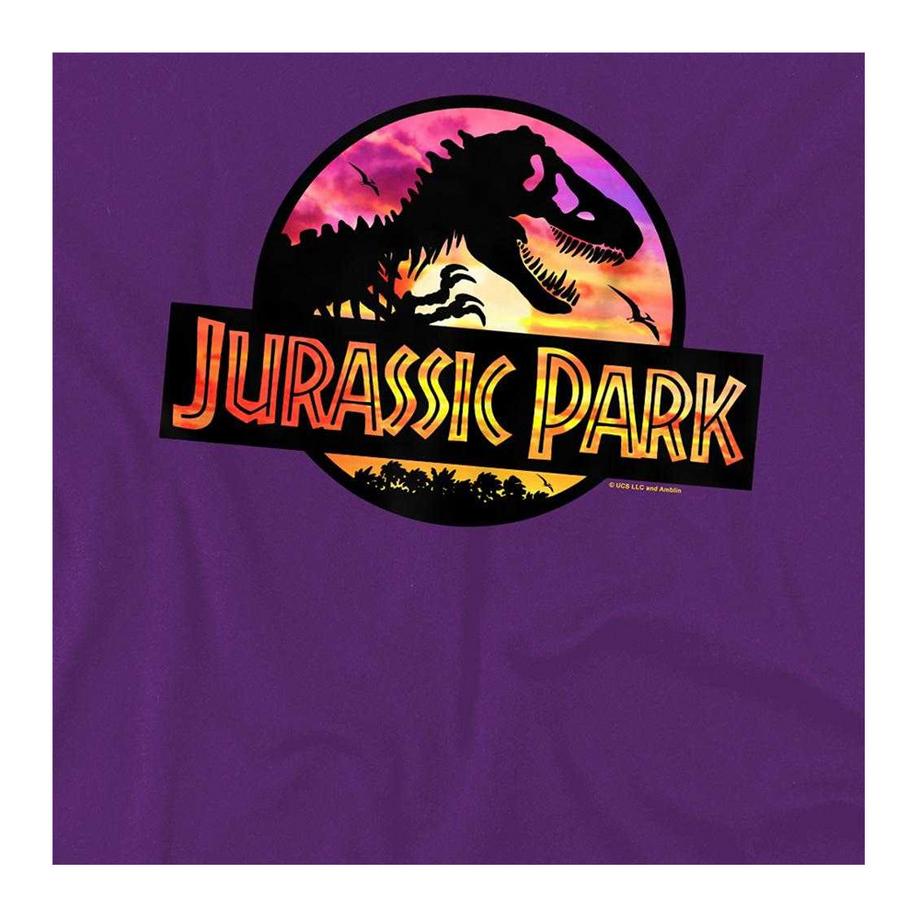 Jurassic Park Sunset Grafikdruck T-Shirt  