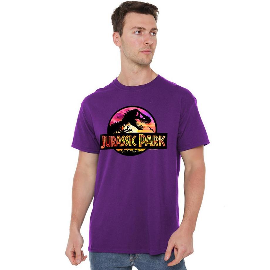 Jurassic Park Sunset Grafikdruck T-Shirt  