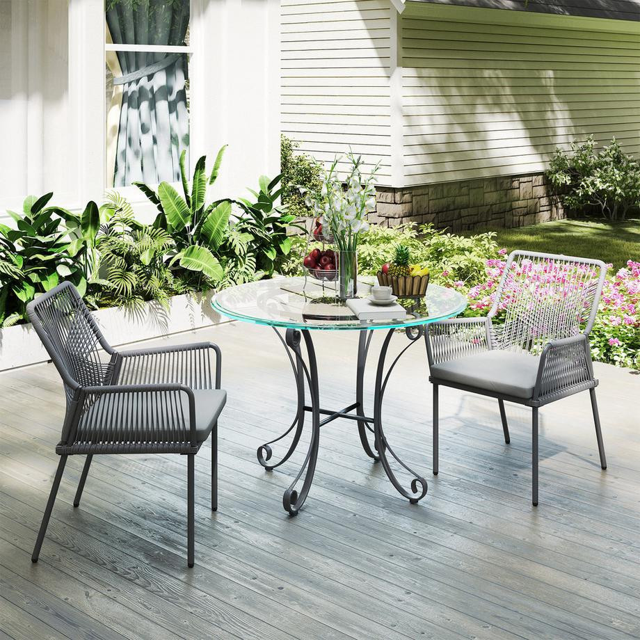 Outsunny Rattan Gartenstuhl  