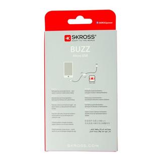 SKROSS  BUZZ MICRO USB cavo USB 1 m USB 2.0 USB A Micro-USB B Rosso, Bianco 