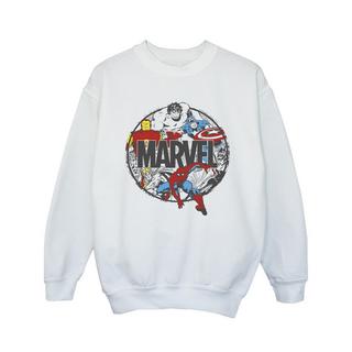 MARVEL  Character Circle Sweatshirt 