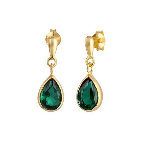 Elli  Ohrringe Hänger Tropfen Quarz 