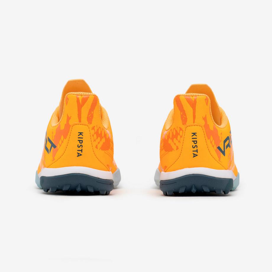 KIPSTA  Chaussures de football à lacets enfant, Viralto I turf orange 