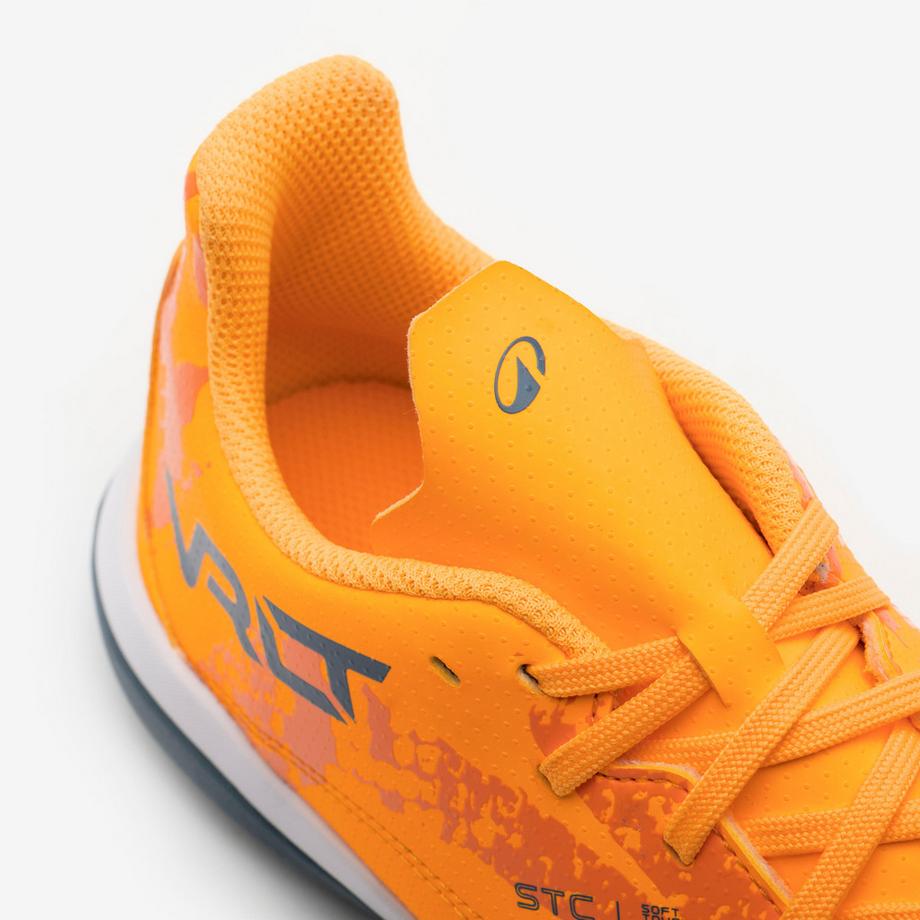 KIPSTA  Chaussures de football à lacets enfant, Viralto I turf orange 