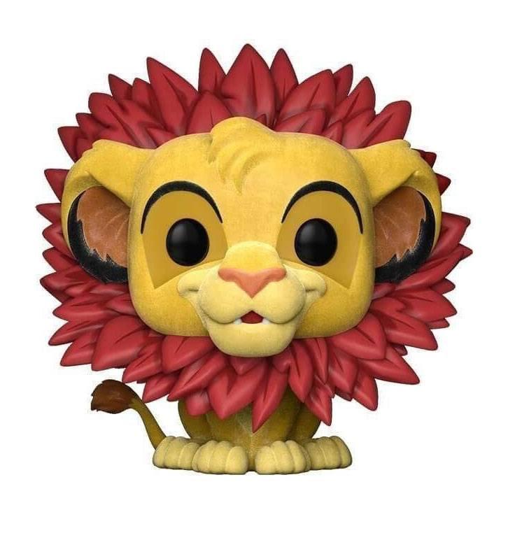 Funko  Der König der Löwen POP! Disney Vinyl Figur Simba Flocked 