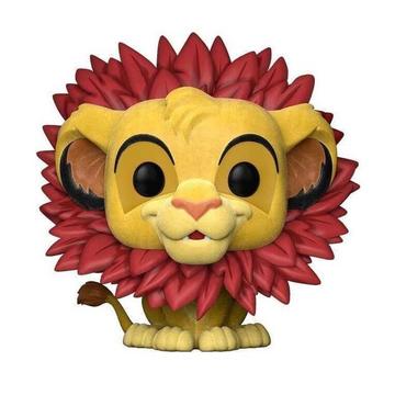 Der König der Löwen POP! Disney Vinyl Figur Simba Flocked