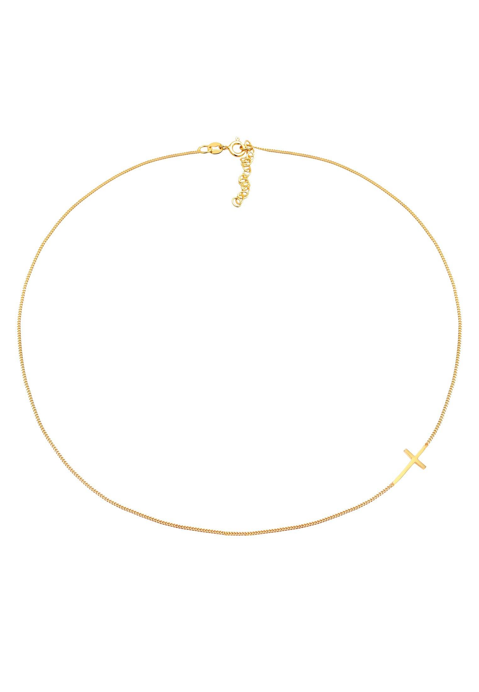Elli  Halskette Choker Kreuz 