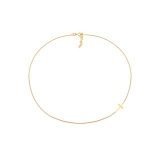 Elli  Halskette Choker Kreuz 