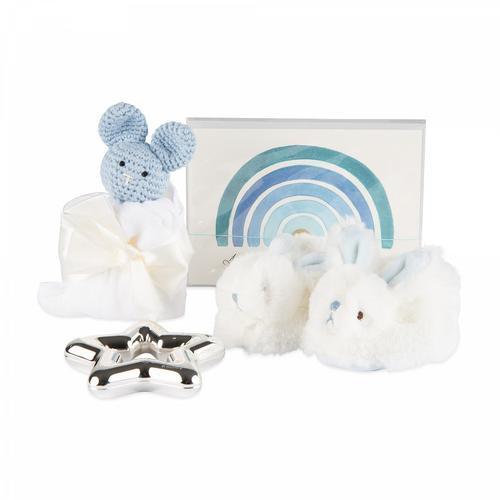 Geschenkidee  Premium Baby Geschenkset Blau 