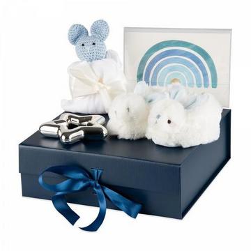 Premium Baby Geschenkset Blau