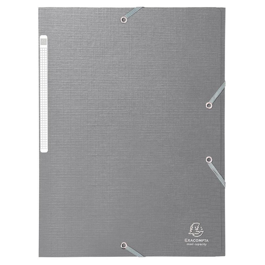 Exacompta Chemises à élastiques à rabats Maxi Capacity carte enduite Teksto - A4 - x 24  