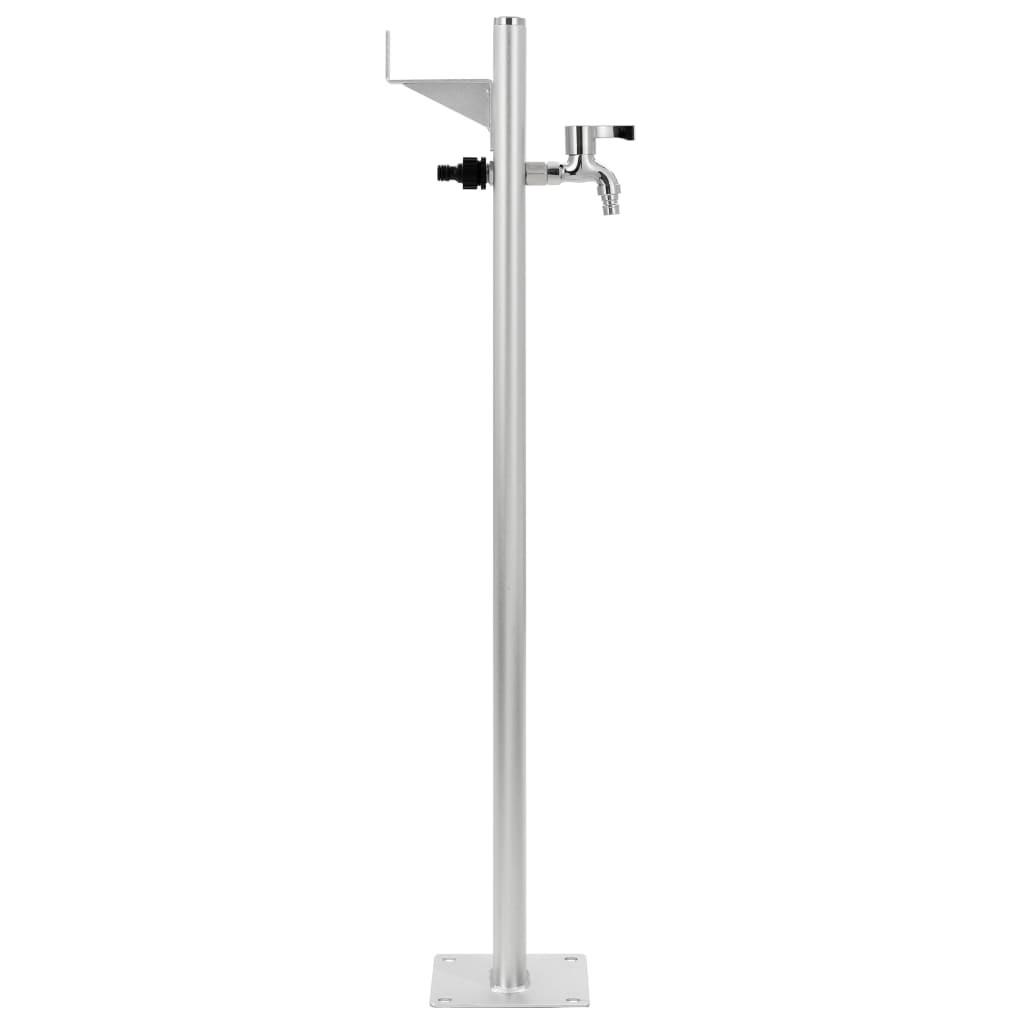 VidaXL colonna d'acqua Alluminio  