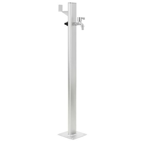 VidaXL colonna d'acqua Alluminio  