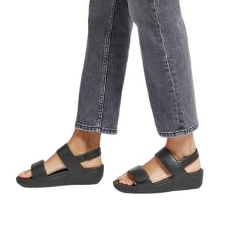 Fitflop  verstellbare ledersandalen mit rückriemen, damen lulu 