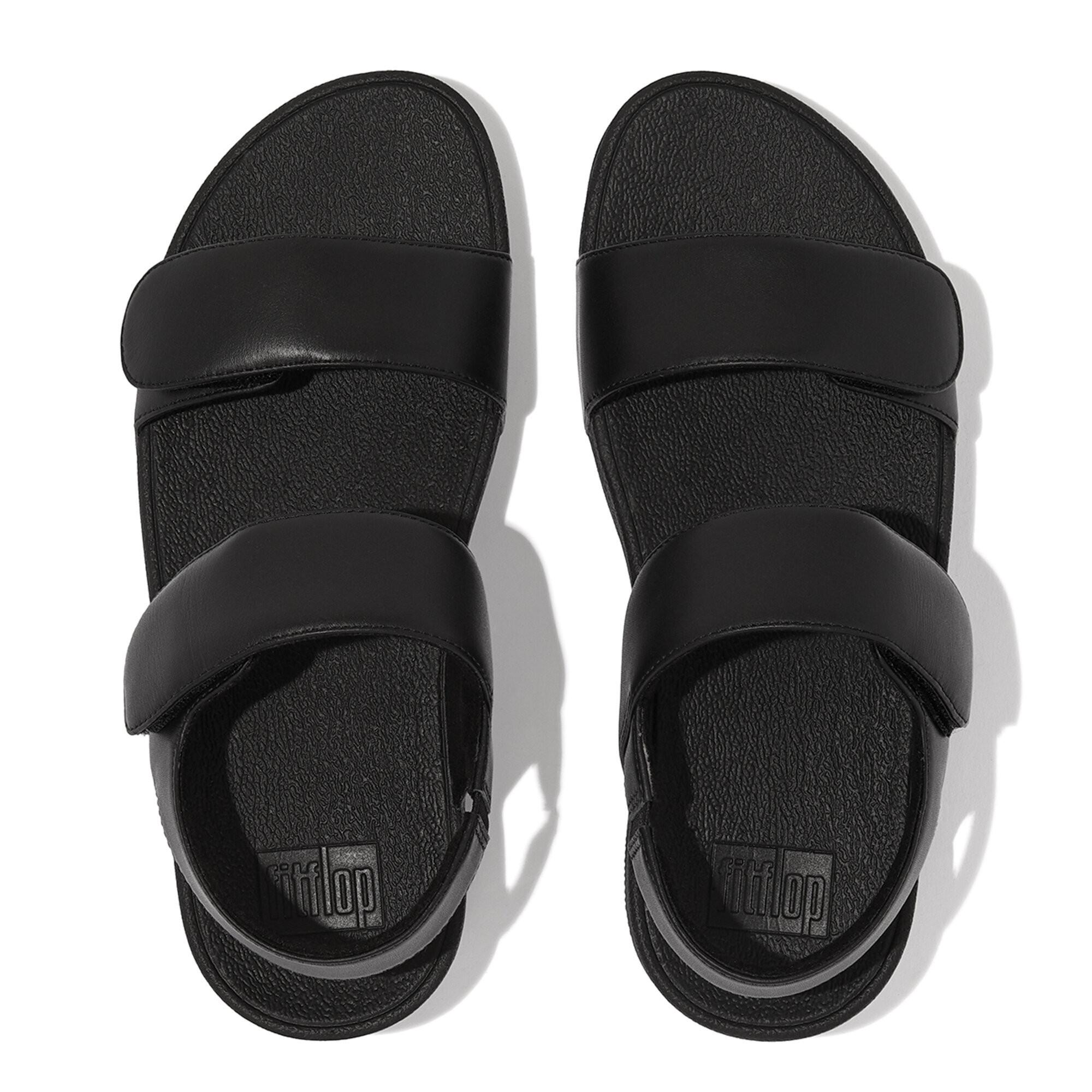 Fitflop  verstellbare ledersandalen mit rückriemen, damen lulu 