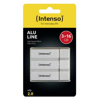 Intenso  Intenso 3521473 lecteur USB flash 16 Go USB Type-A 2.0 Argent 