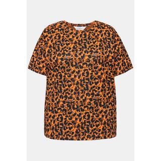 Studio Untold  T-shirt oversize, imprimé léopard coloré 