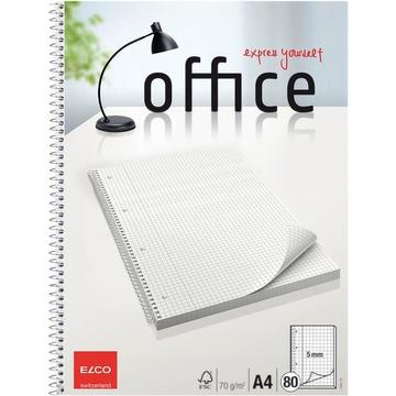 ELCO College Office kariert 5mm A4 74437.18 hochweiss, 70g 80 Blatt