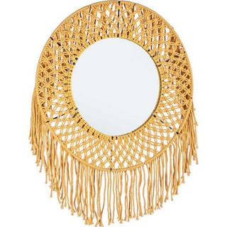 mutoni Spiegel Peruvian gelb rund 50  