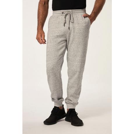 JP1880  Pantalon de jogging en molleton chiné, ceinture élastique et poche arrière, collection Homewear 