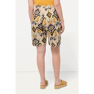 Ulla Popken  Shorts di jersey con taglio della gamba ampio, cintura elastica e cotone biologico 