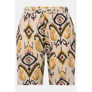 Ulla Popken  Shorts di jersey con taglio della gamba ampio, cintura elastica e cotone biologico 