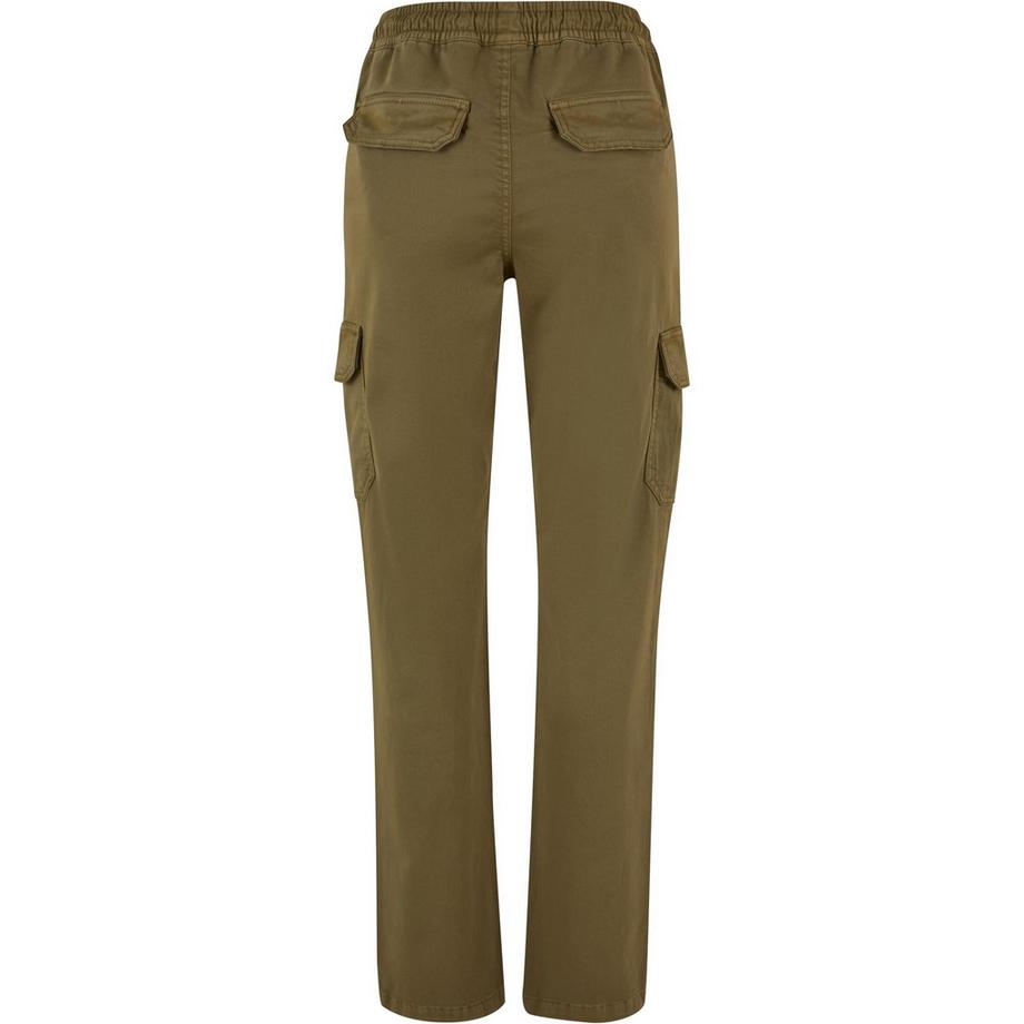 URBAN CLASSICS High Waist Twill Cargohose  