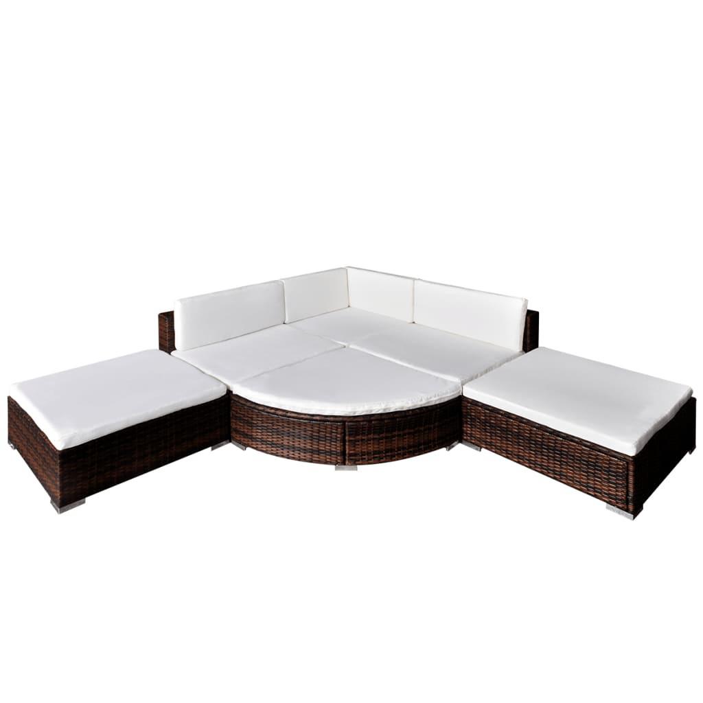 VidaXL Gartenmöbel set poly-rattan  