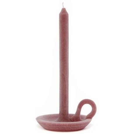 Tallow Candle Bougie Tallow Burgundy  