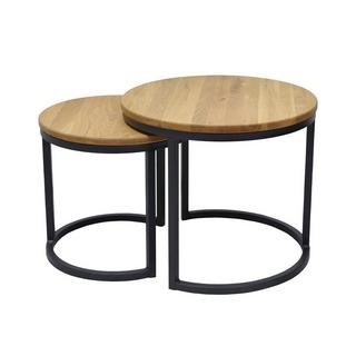 Contini Table basse ronde 2pcs.  