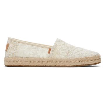 espadrilles mit floraler spitze, damen  alpargata rope 2.0