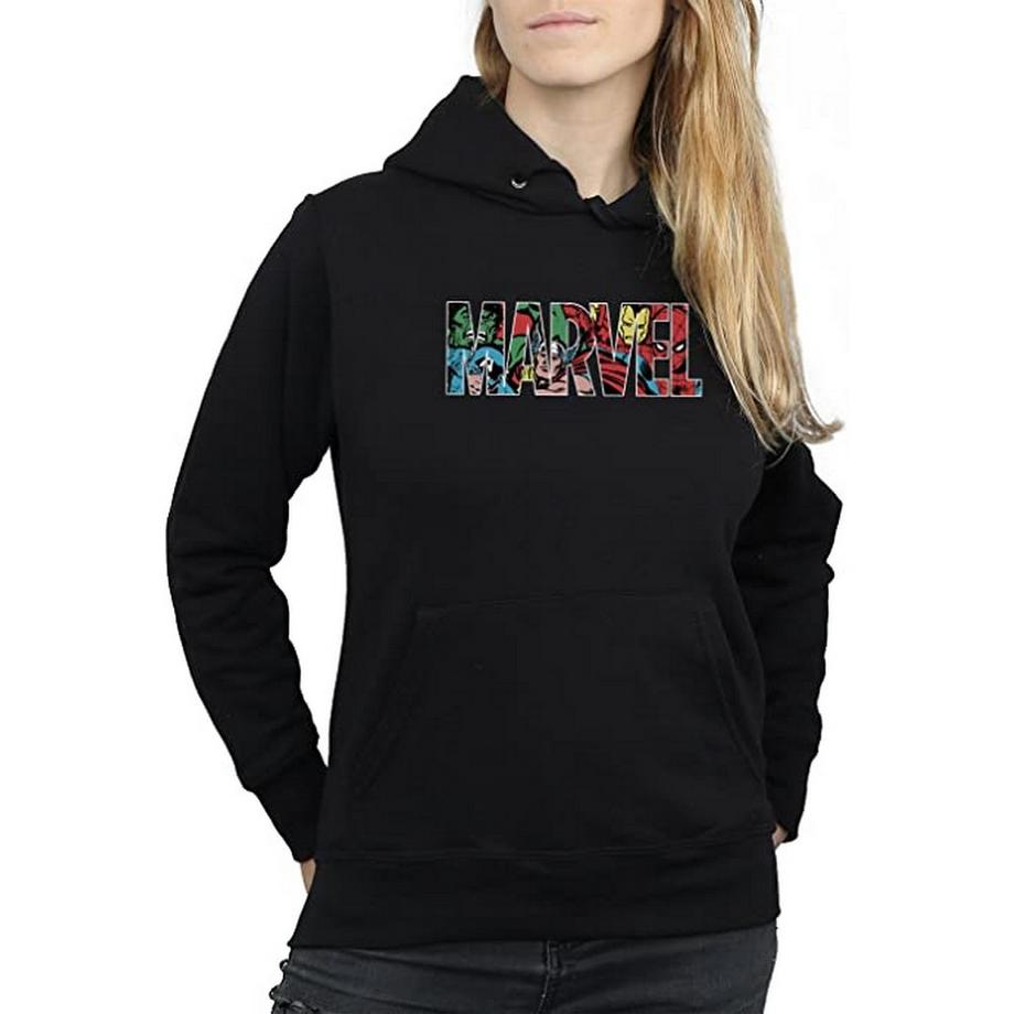 Marvel Comics Print Hoodie  