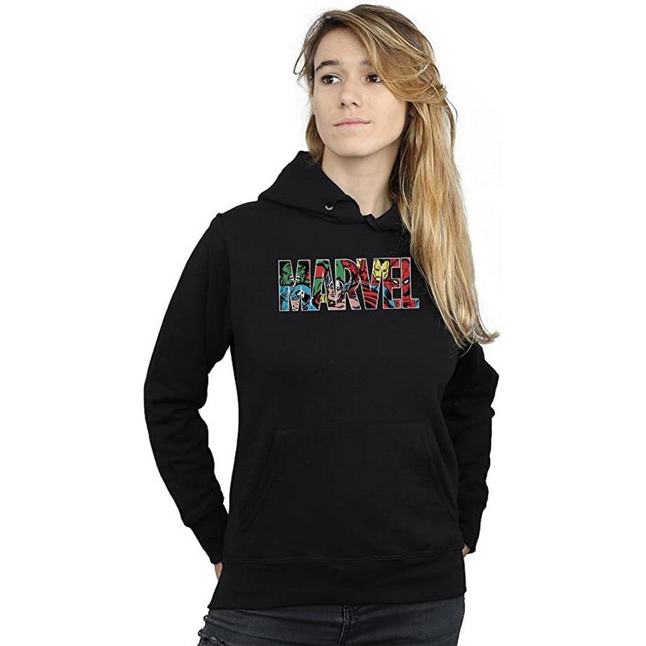 Marvel Comics Print Hoodie  