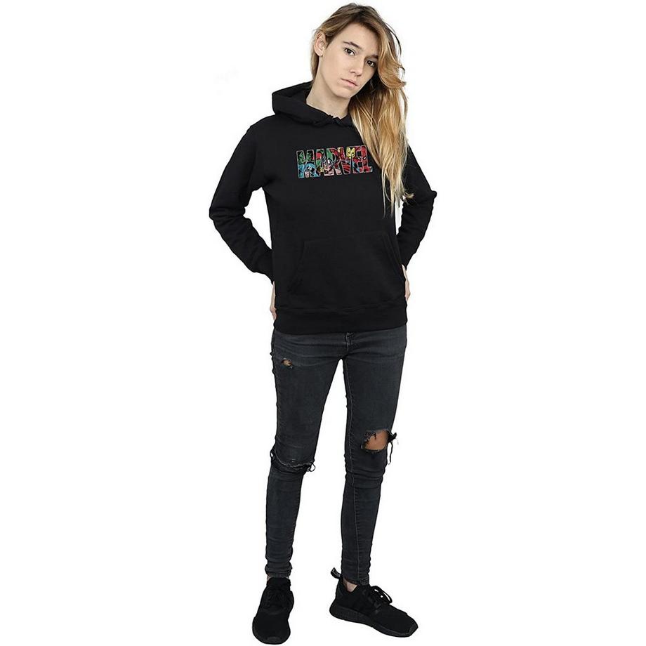 Marvel Comics Print Hoodie  