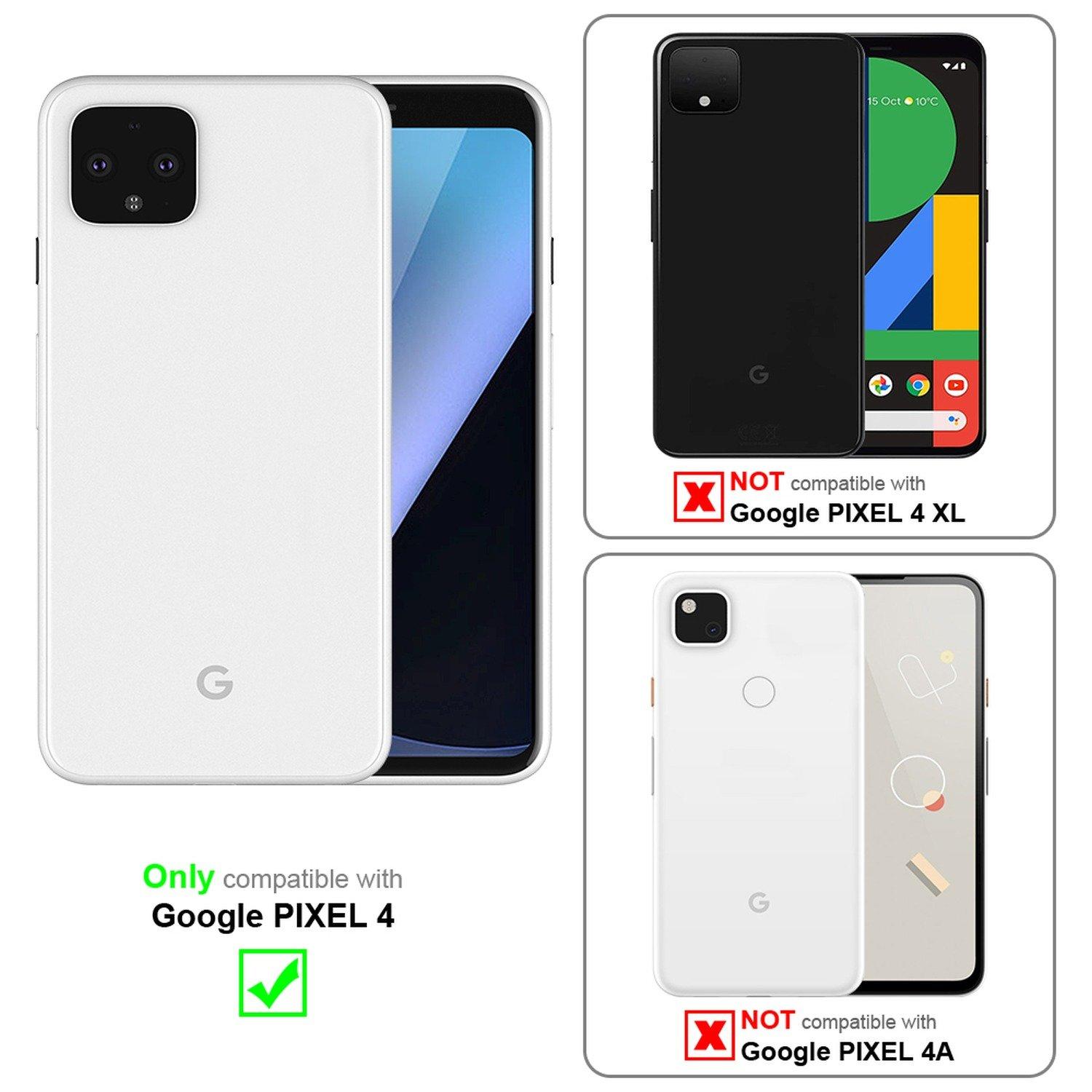 Cadorabo  Hülle für Google PIXEL 4 Magnetverschluss, Kartenfach 