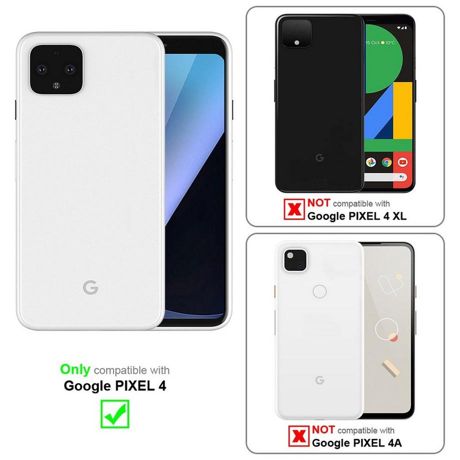 Cadorabo  Hülle für Google PIXEL 4 Magnetverschluss, Kartenfach 
